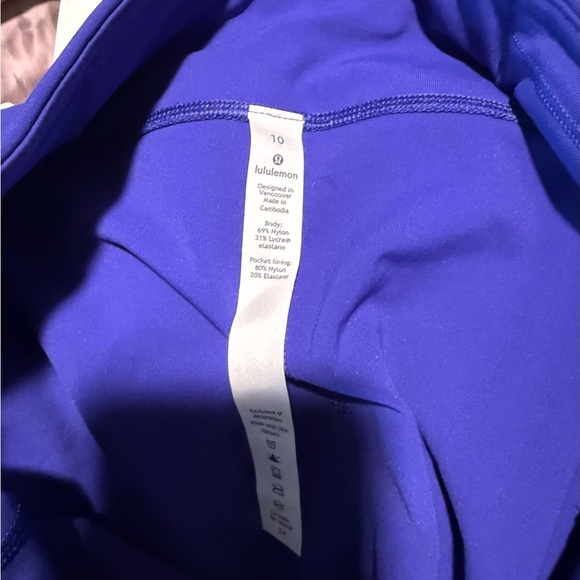 NWOT Lululemon Speed Up Tight 28" in Lazurite (Bright Purple) - Size 10 - Picture 6 of 6